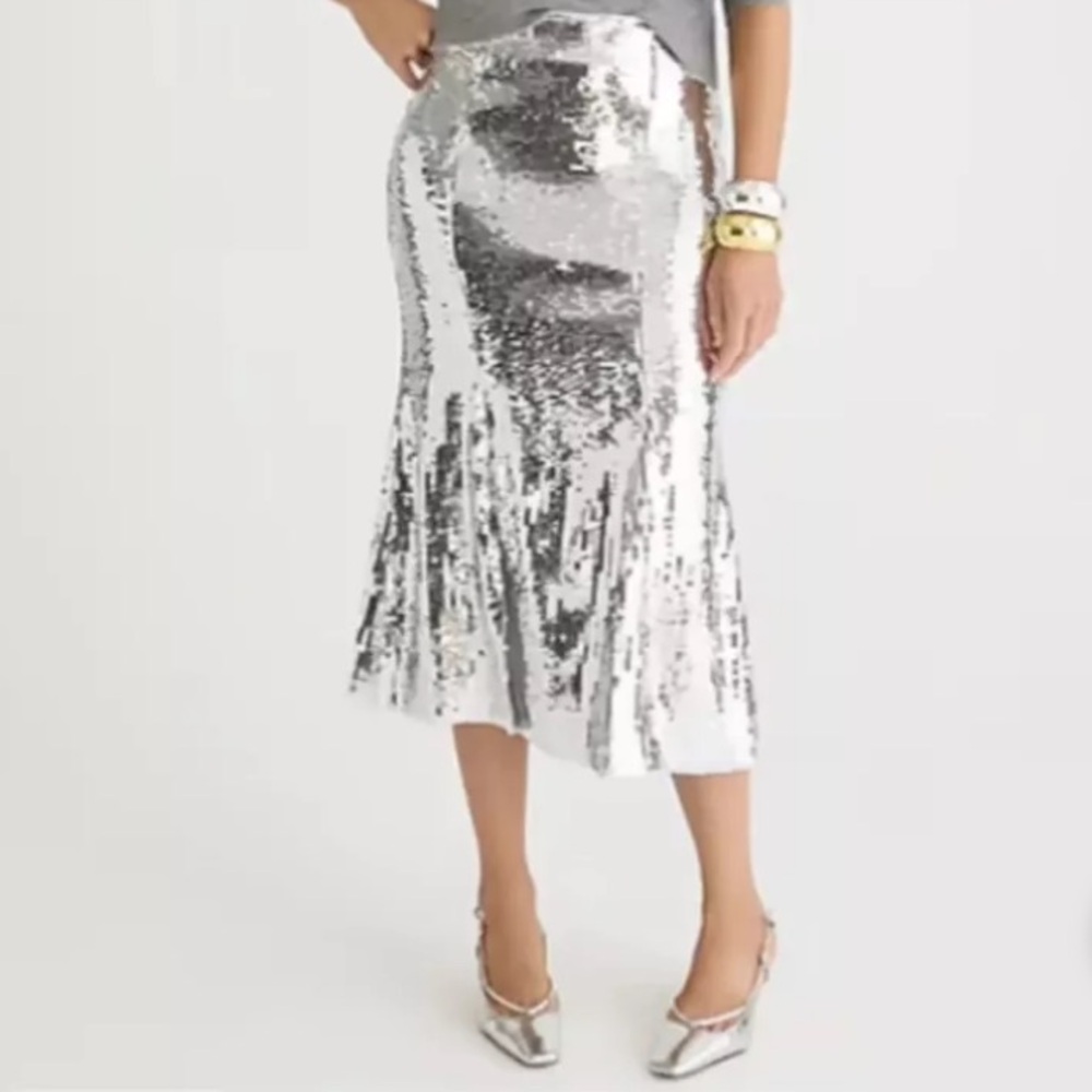 SOLD J. Crew Collection Sequin Skirt